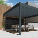 Pérgola bioclimática Architect de aluminio Alsol - 9