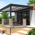 Pérgola Allure ISOTOIT® con techo retráctil