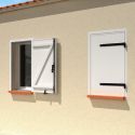 Contraventana aislante de aluminio de 1 panel a medida  - 2