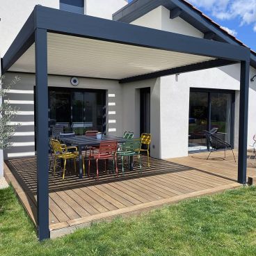 Pérgola bioclimática adosada - Alsol