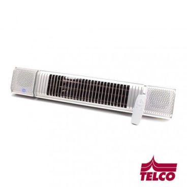 Calentador infrarrojo  blanco con bluetooth y Led integrados Telco Home Automation - 1