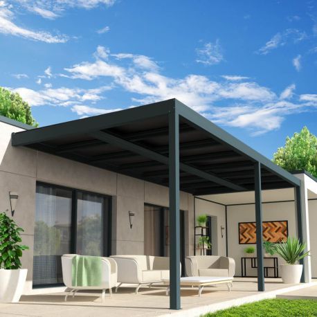 Pérgola solar fotovoltaica LOUNGE horizontal - 3200W a 4800W Alsol - 1