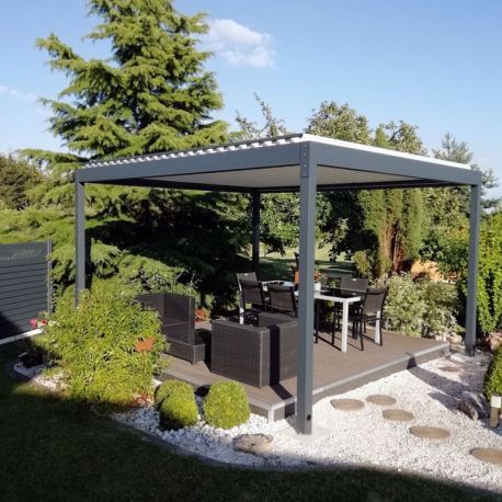 Pérgola bioclimática Chill-Out autoportante de aluminio Alsol - 1