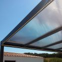 Pérgola de techo de policarbonato Light de aluminio Alsol - 4