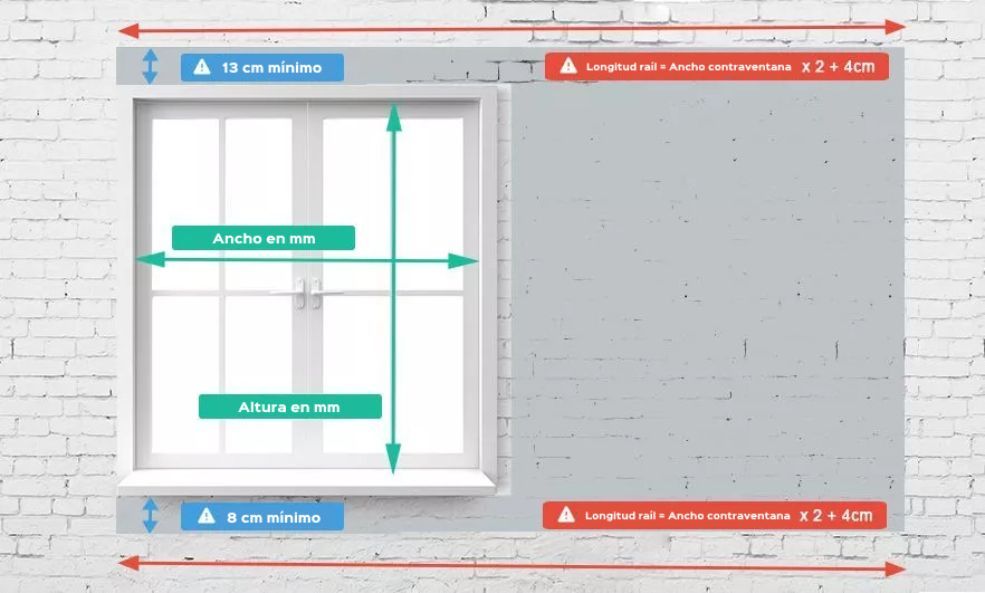 Dimensiones de contraventanas correderas a medida